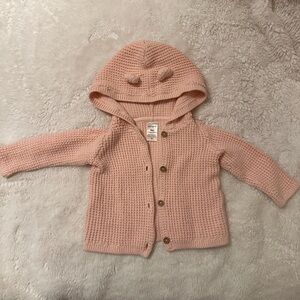 Carter's Pink Hooded Sweater for Infants